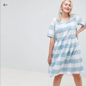 Junarose Check Skater Dress